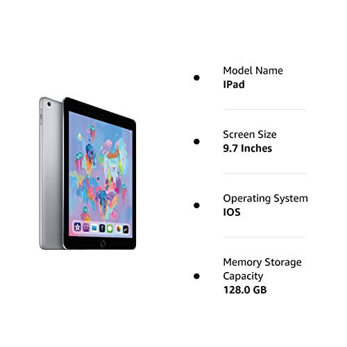 2018 Apple iPad (Wi-Fi, 128GB) Uzay Grisi (Yenilenmiş) - 5