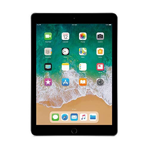 2018 yil Apple iPad 6-avlod (9.7 dyuym, Wi-Fi, 128 GB) - Kosmik kulrang (Qayta tiklangan) - 1