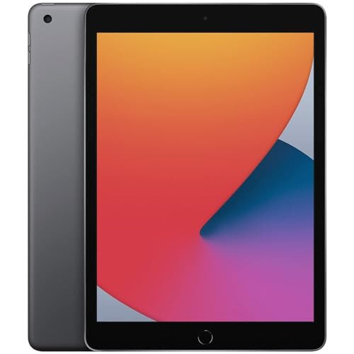 2019 Apple iPad 7-chi avlod (10,2 dyuym, Wi-Fi + Cellular, 128GB) Kosmik kulrang (Qayta tiklangan) - 1