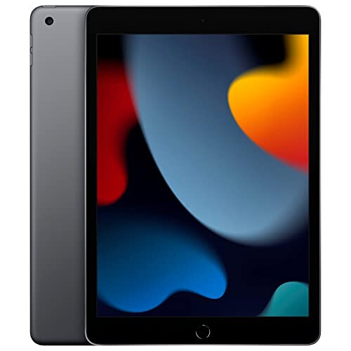 2021 Apple iPad 9th Gen (10.2 inch, Wi-Fi + Cellular, 64GB) Space Gray (Renewed) - 1