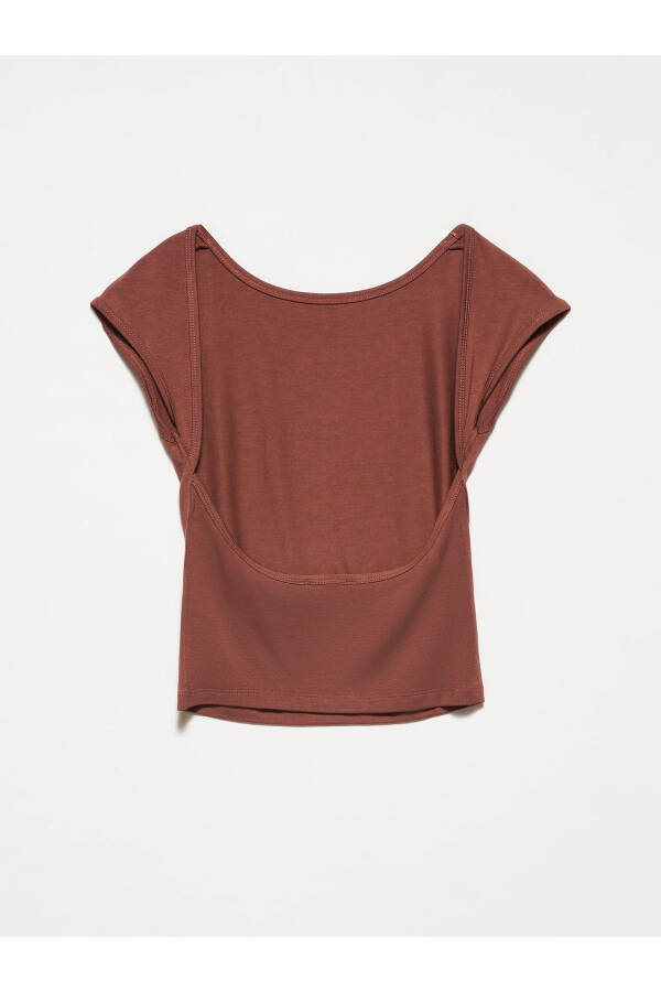 20230 Backless Top - Coffee - 14