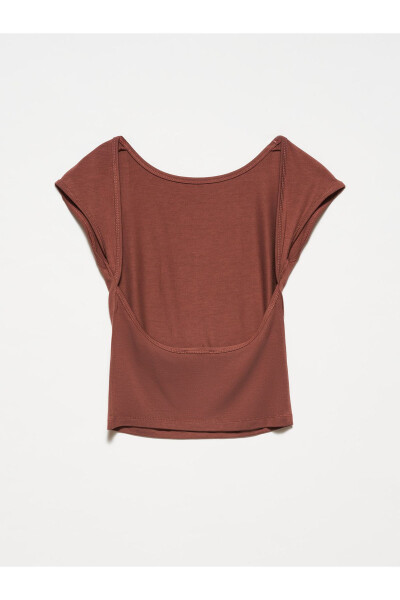 20230 Backless Top - Coffee - 12