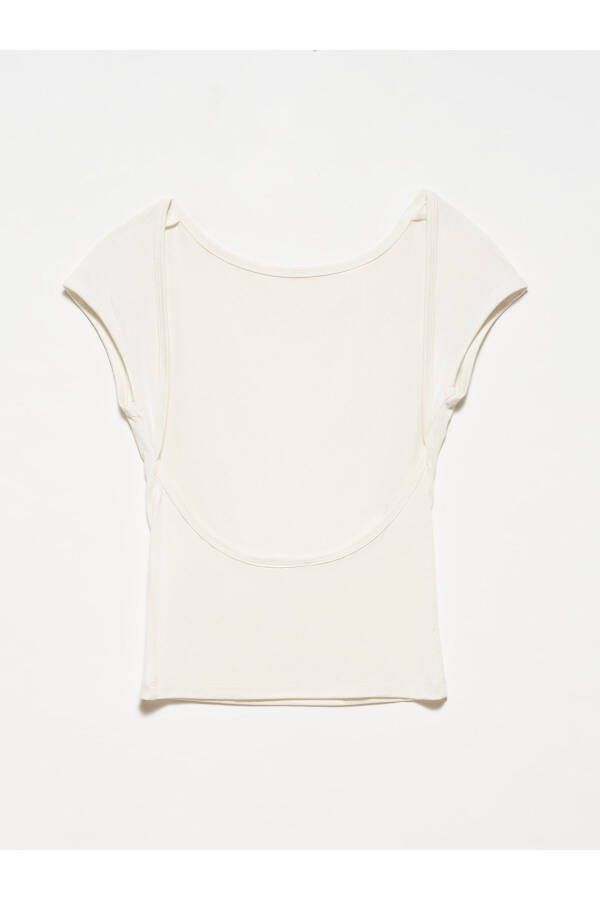 20230 Backless Top - Ecru - 11