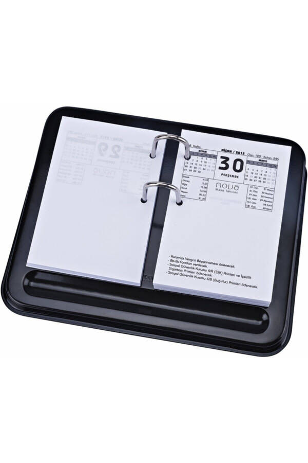 2024 Desk Calendar and Metal Calendar Stand - 1