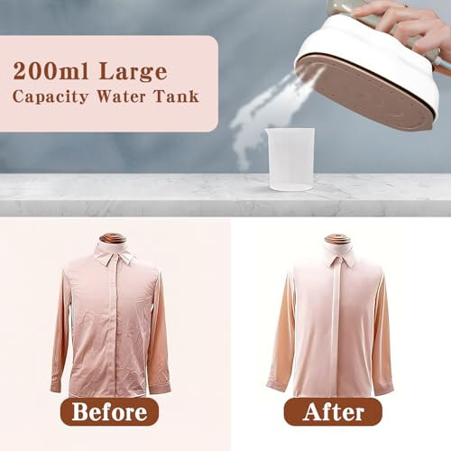 2024 New Steamer Iron For Clothes Travel Mini: Handheld Size Portable Clothing Small Garment Electric Steam Ironing Machine For Travel College Dorm Home Essentials - White - 5