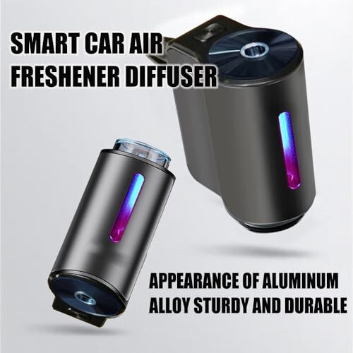 2024 Smart Car Air Freshener Diffuser, New Car Air Freshener, Smart Car Air Freshener with Three Adjustable, Air Freshener Intelligent for Car and Office Bedroom (3pcs Blue sea Oil + Diffuser) - 4