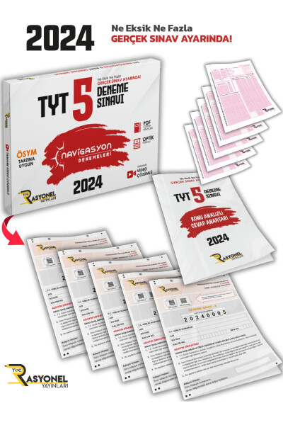 2024 TYT All Subjects Navigation 5-Pack General Trial Set (ÖSYM SETTINGS) - 15