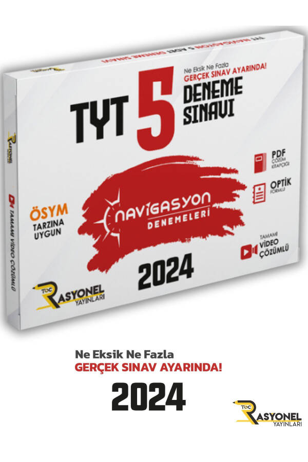 2024 TYT All Subjects Navigation 5-Pack General Trial Set (ÖSYM SETTINGS) - 10