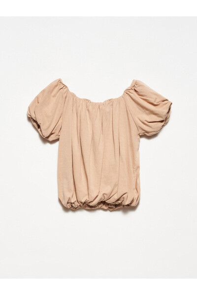 20660 Washed Top - Beige - 1