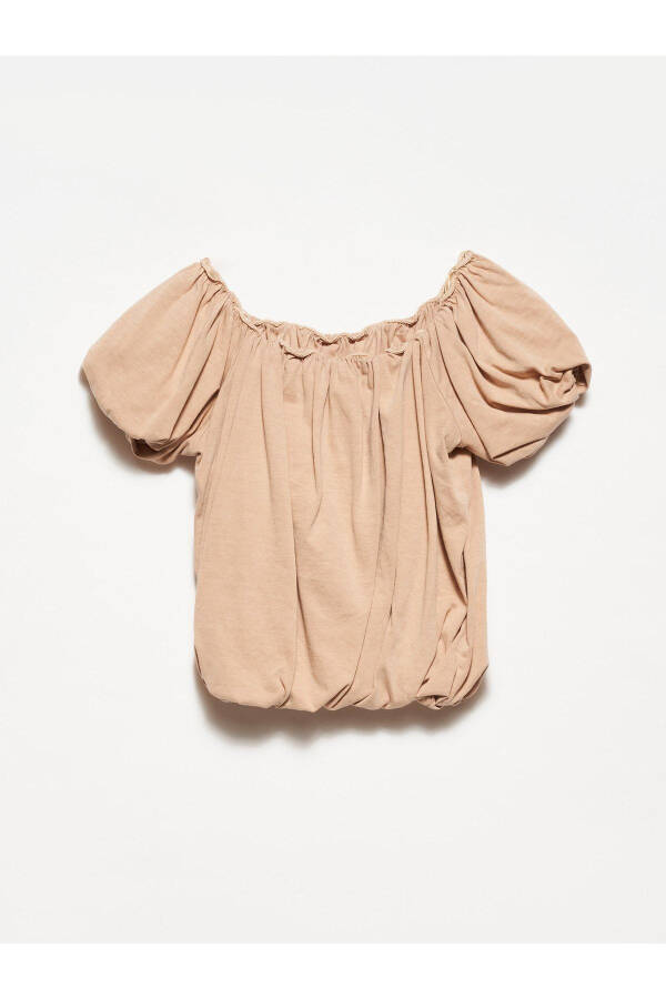 20660 Washed Top - Beige - 2