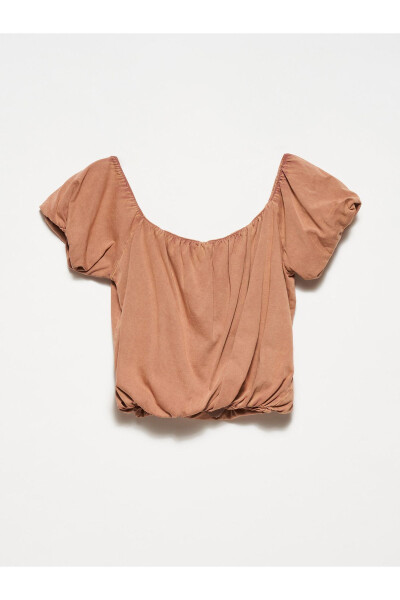 20660 Washed Top - Light Brown - 13