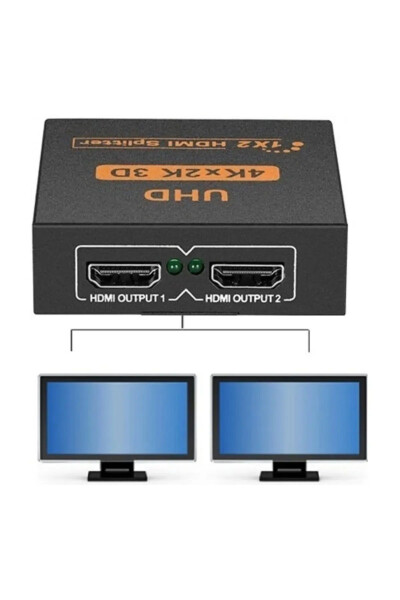 2123 2 Port HDMI Anahtar Splitter 4k Ekran Çoklayıcı Çoğaltıcı - 14