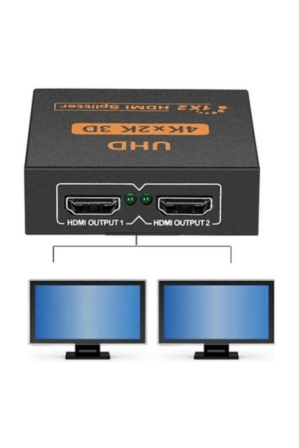 2123 2 Port HDMI Anahtar Splitter 4k Ekran Çoklayıcı Çoğaltıcı - 10