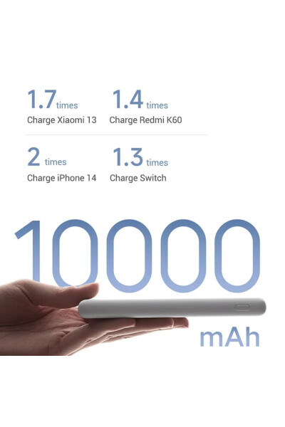 22.5w Powerbank Usb-c Taşınabilir Hızlı Şarj Cihazı 10000 Mah Type-c Den Şarj Edilebilir - 5