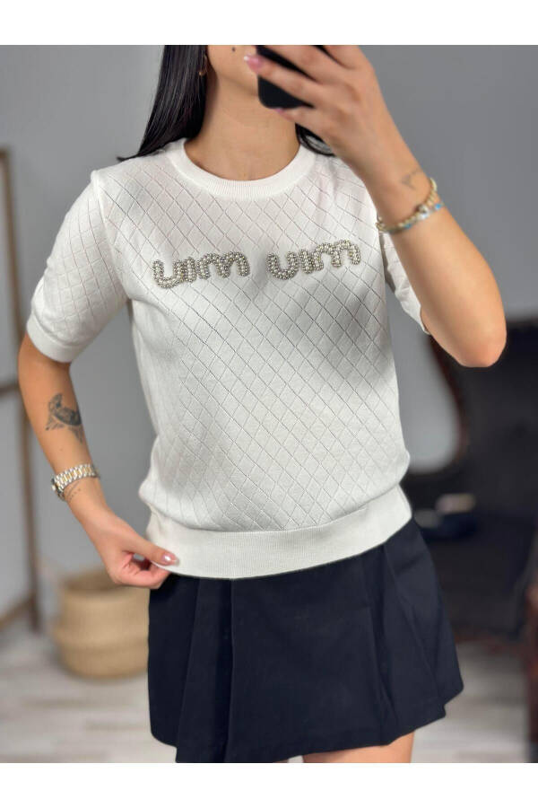 241029 MIU SHORT-SLEEVED SWEATER - 8