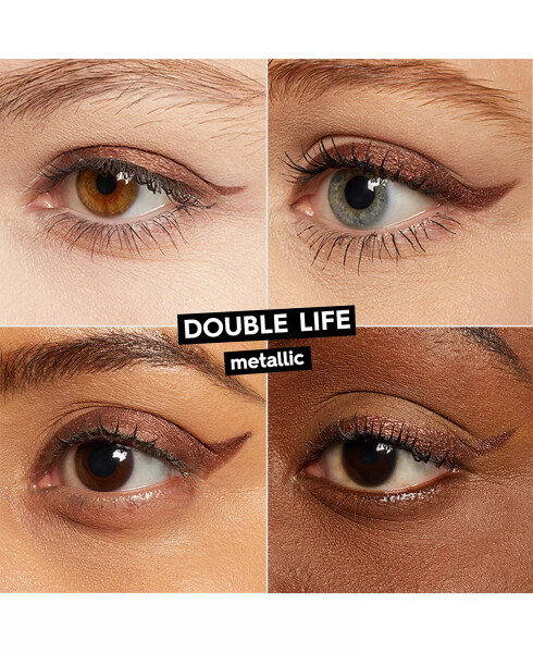 24/7 Glide-On Waterproof Eyeliner Pencil Double Life (reddish-brown metallic) - 4