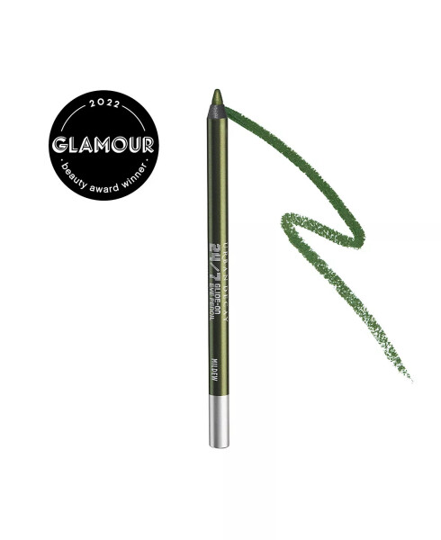 24/7 Glide-On Waterproof Eyeliner Pencil Mildew (deep forest green) - 2