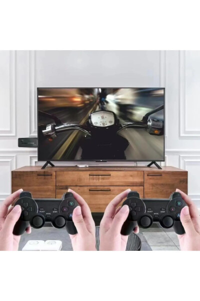 2.4g Kablosuz Oyun Kumandası Gamepad Hdmi Çıkış Tv Dahili Klasik Oyun - 1