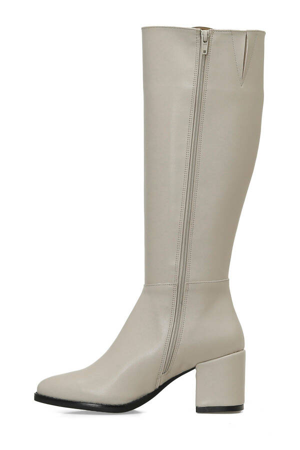 24K-996 4PR Beige Women's Heeled Boots - 3