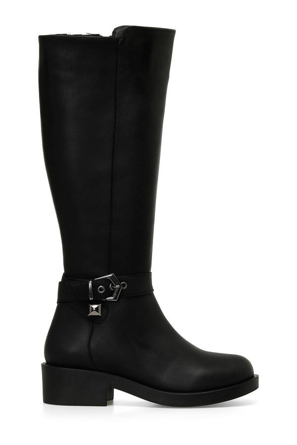 24K-998 4PR Black Women's Flat Boots - 1