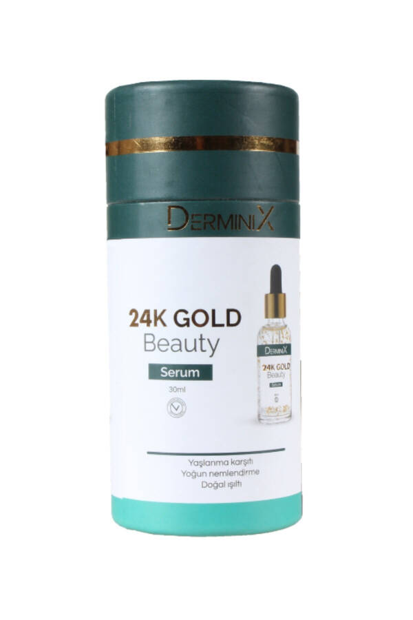 24k Gold Beauty Serum with Hyaluronic Acid and Gold Particles - 17