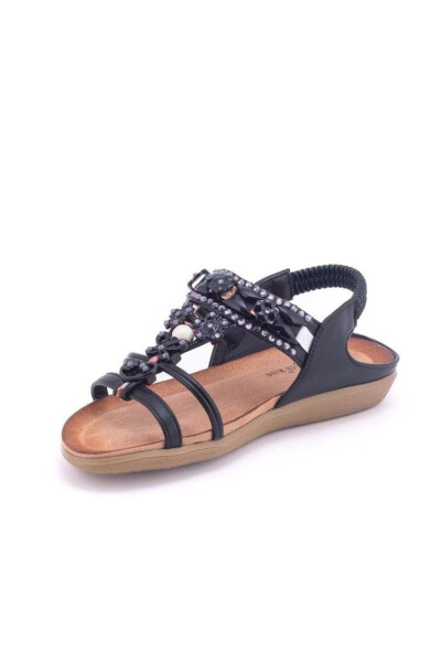 24y160-4 Girl's Comfort Sole Sandal with Stones - 16