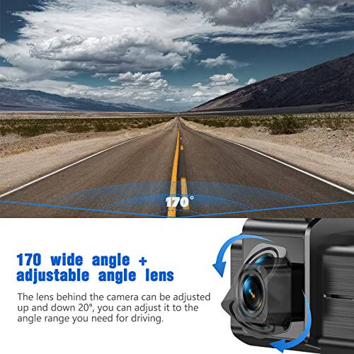 2K Dash Cam Front WiFi Dash Camera for Cars QHD 1440P Car Camera Dashcam for Cars with Super Night Vision 170°Wide Angle WDR Loop Recording - 7