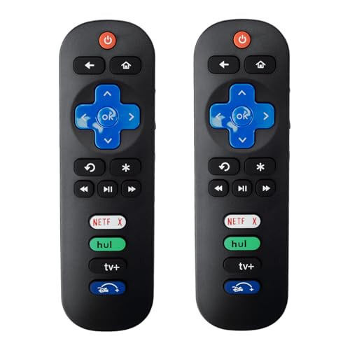 【2'li Paket】 Roku TV İçin Yeni Evrensel TV Kumandası，Sadece Roku TV İle Uyumlu Yedek Kumanda, TCL Roku/Hisense Roku/Onn Roku TV İçin Yedek (Roku Stick ve Box İçin Değil) - 6