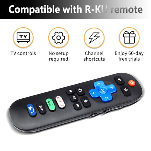 【2'li Paket】 Roku TV İçin Yeni Evrensel TV Kumandası，Sadece Roku TV İle Uyumlu Yedek Kumanda, TCL Roku/Hisense Roku/Onn Roku TV İçin Yedek (Roku Stick ve Box İçin Değil) - 10