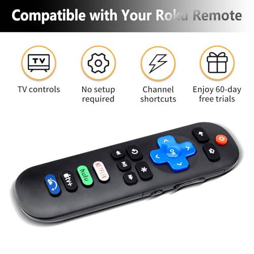 【2'li Paket】 Roku TV İçin Yeni Evrensel TV Kumandası，Sadece Roku TV İle Uyumlu Yedek Kumanda, TCL Roku/Hisense Roku/Onn Roku TV İçin Yedek (Roku Stick ve Box İçin Değil) - 4