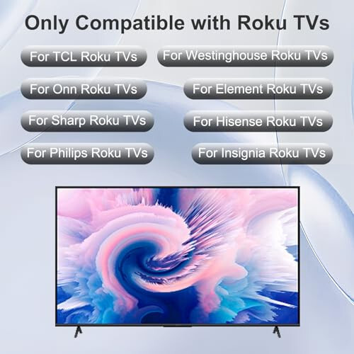 (2'li Paket) Roku TV ile Uyumlu Evrensel TV Kumandası Yumuşak Koruyucu Kılıf ile, TCL Roku/Hisense Roku/Onn Roku TV için Yedek Kumanda (Roku Stick ve Box için değil), Siyah - 9