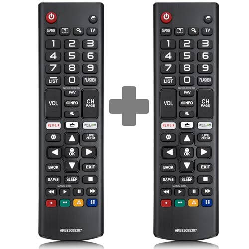 【2'li Paket】 Tüm LG TV Uzaktan Kumandası İçin Yeni Evrensel Uzaktan Kumanda, Tüm LG Akıllı TV'ler İçin Uyumlu Yedek Uzaktan Kumanda - 1