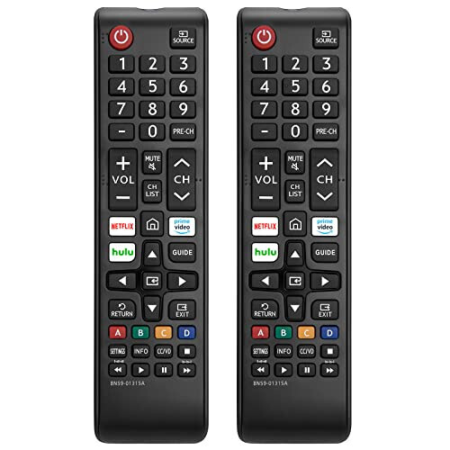 【2'li Paket】 Tüm Samsung TV Uzaktan Kumandası İçin Yeni Evrensel Uzaktan Kumanda, Tüm Samsung Akıllı TV, LED, LCD, HDTV, 3D, Seri TV'ler İçin Yedek Uyumlu - 1