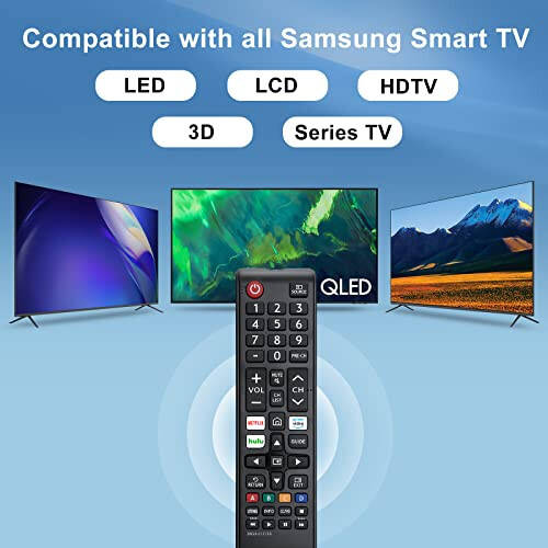 【2'li Paket】 Tüm Samsung TV Uzaktan Kumandası İçin Yeni Evrensel Uzaktan Kumanda, Tüm Samsung Akıllı TV, LED, LCD, HDTV, 3D, Seri TV'ler İçin Yedek Uyumlu - 3