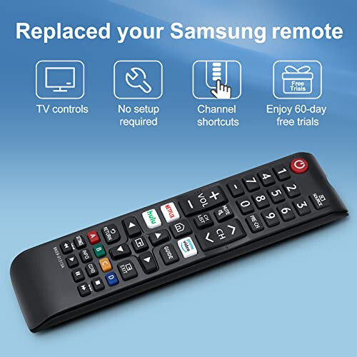 【2'li Paket】 Tüm Samsung TV Uzaktan Kumandası İçin Yeni Evrensel Uzaktan Kumanda, Tüm Samsung Akıllı TV, LED, LCD, HDTV, 3D, Seri TV'ler İçin Yedek Uyumlu - 6