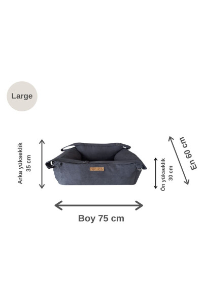 3-in-1 Dog Seat-Dog Bed-Carrier Bag-Dog Car Seat-Indoor Outdoor In Car - 7