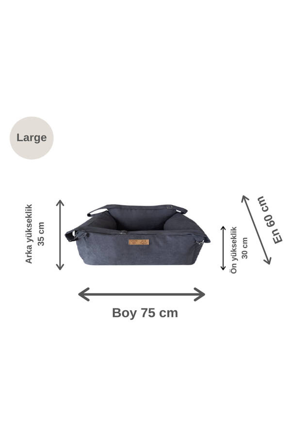 3-in-1 Dog Seat-Dog Bed-Carrier Bag-Dog Car Seat-Indoor Outdoor In Car - 15