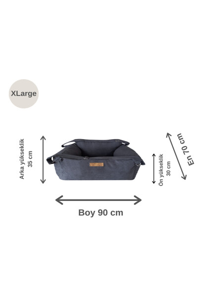 3-in-1 Dog Seat-Dog Bed-Carrier Bag-Dog Car Seat-Indoor Outdoor In Car - 16