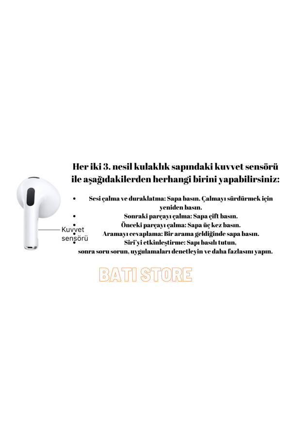 3. Nesil Ios-android Uyumlu Yeni Nesil Bluetooth Kulaklık A+++ Karışık Renk Kılıf Hediyeli - 11