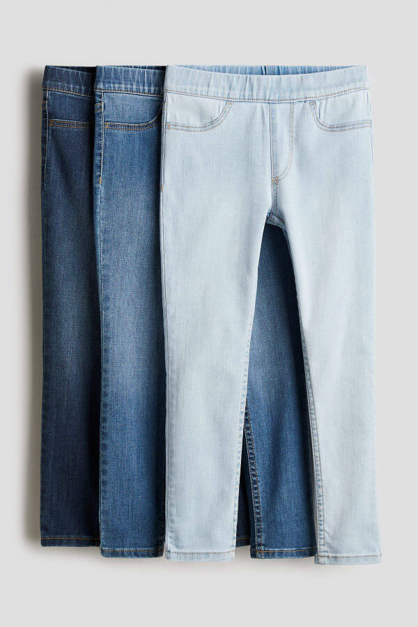 3 Pack Denim Jeggings - 1