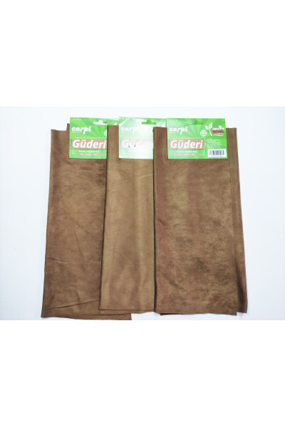 3 Pack Natural Luxury Suede Cloth 50x35 Cm For Home, Car and Office - 1