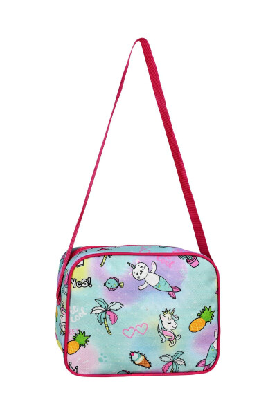 3-Piece Elementary School Unicorn Patterned, Girls' Lunch Box and Pencil Case School Bag - 4