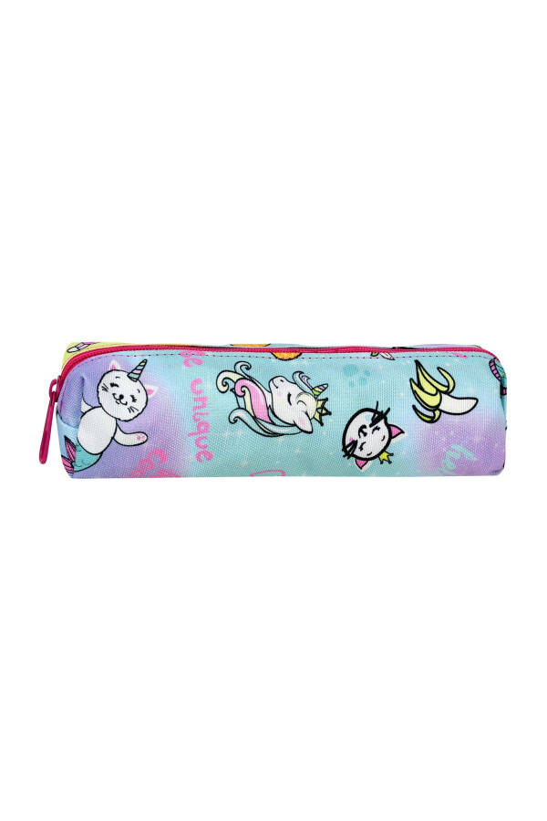 3-Piece Elementary School Unicorn Patterned, Girls' Lunch Box and Pencil Case School Bag - 5