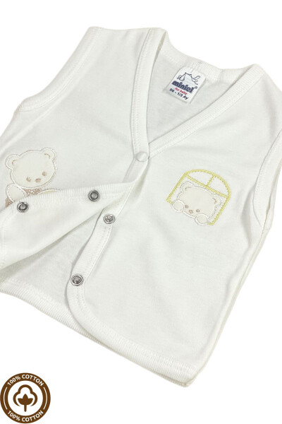 3-piece organic cotton baby vest set for 3-6-9 months babies - 5