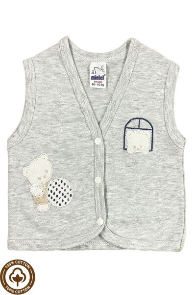 3-piece organic cotton baby vest set for 3-6-9 months babies - 6