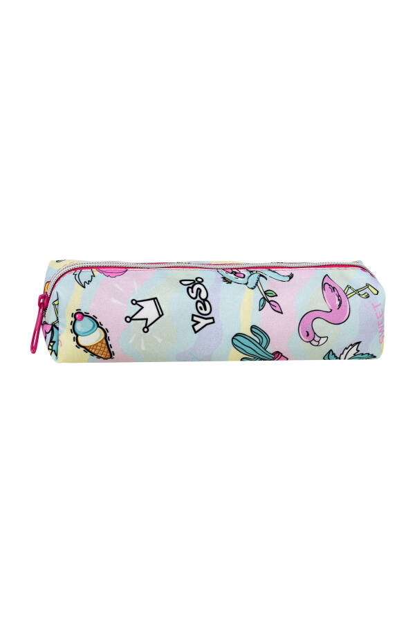 3-Piece School Set, Unicorn Patterned Elementary School Bag Lunch Bag Pencil Case - 8