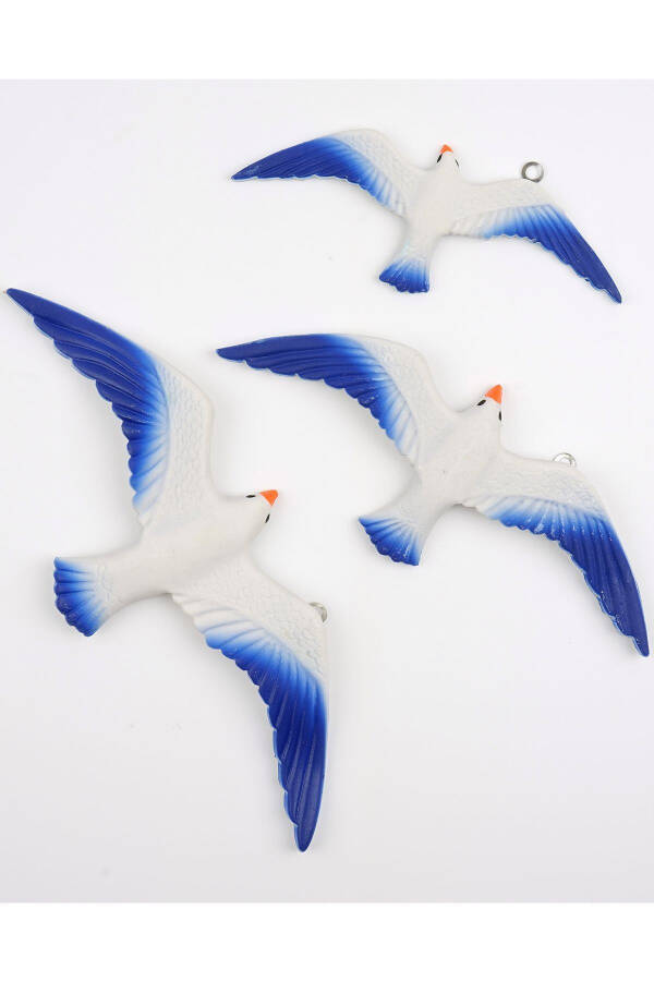 3 Piece Seagull Wall Decoration Balcony Decoration Garden Decoration - 1