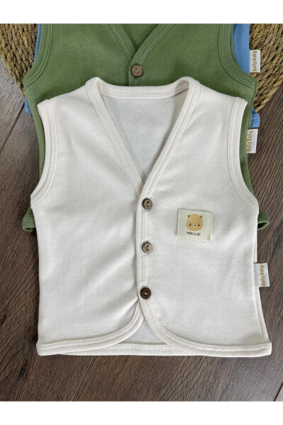 3-Piece Vest Set 100% Organic Cotton - 4