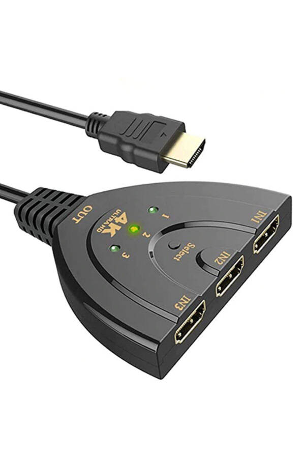 3-портовый 4k HDMI-сплиттер адаптер HDMI-сплиттер 3-портовый HDMi-сплиттер переключатель Full HD HDMI-переключатель - 1