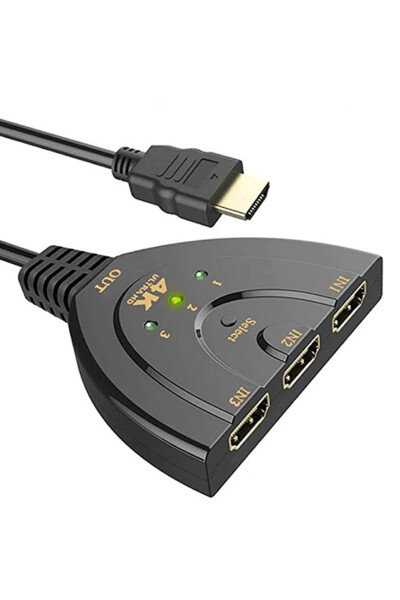 3-портовый 4k HDMI-сплиттер адаптер HDMI-сплиттер 3-портовый HDMi-сплиттер переключатель Full HD HDMI-переключатель - 6